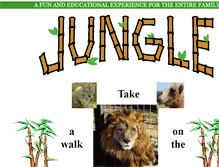 Tablet Screenshot of junglesafari.biz