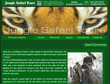 Tablet Screenshot of junglesafari.in